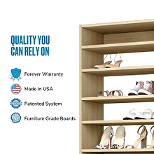 Straight (8 Shelves) Natural Oak ab_test