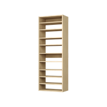 Natural Oak Straight (8 Shelves)