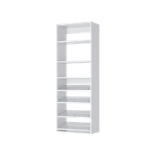 White Slanted (4 Shelves)