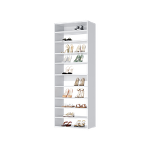 White Straight (8 Shelves)