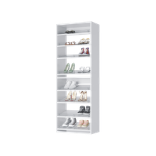 White Slanted (8 Shelves)
