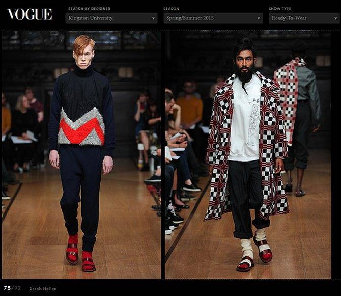 Vogue UK feature Jerusalem sandals