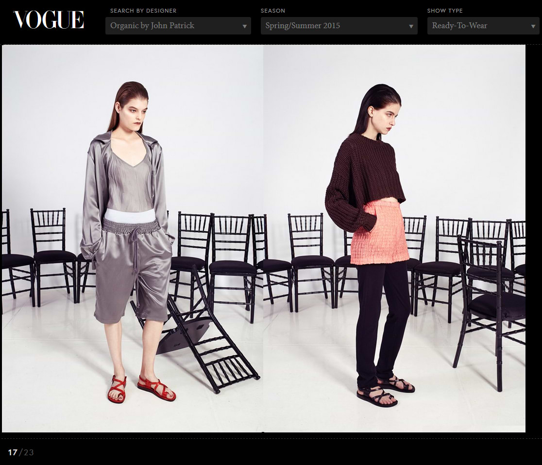 Vogue UK feature Jerusalem sandals