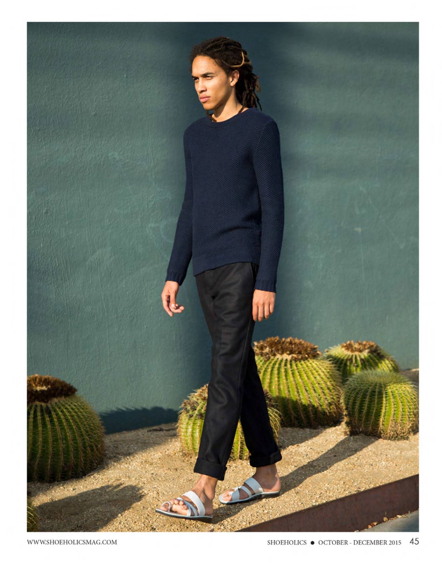 Jerusalem Sandals white slide Mens fashion