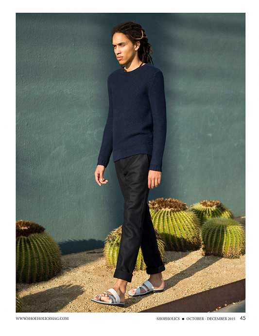 Jerusalem Sandals white slide Mens fashion