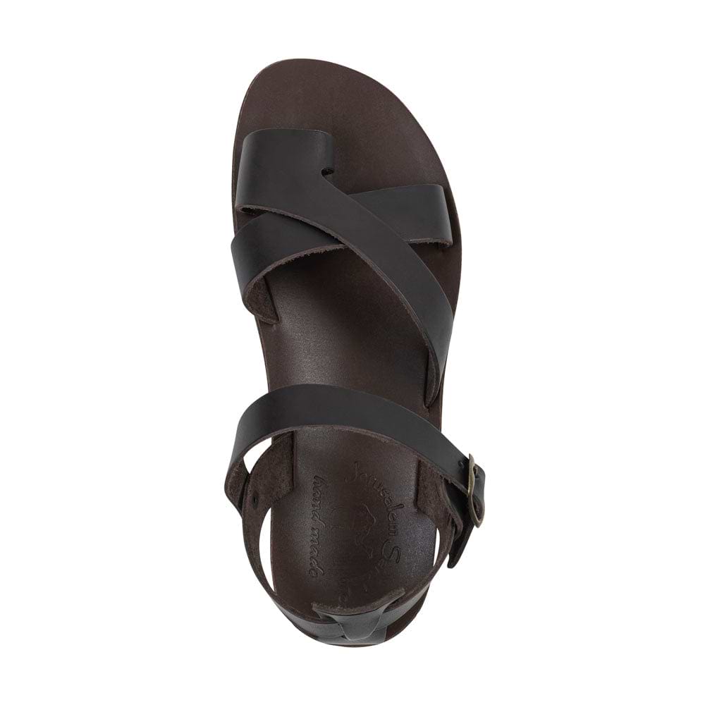 Tovah - Molded Crossover Strap Sandal | Brown