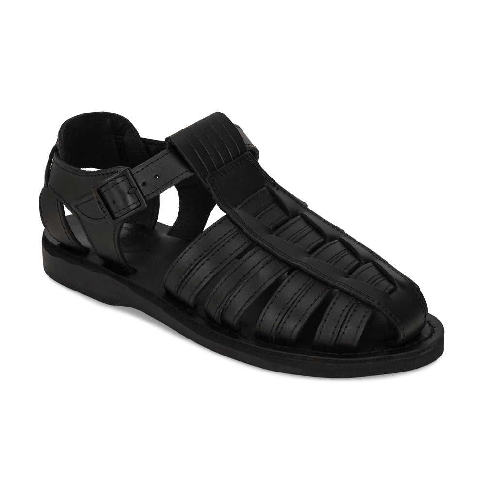 thumbnail image 2 of Men's Biblical Sandals – Genuine Leather Handmade In Jerusalem – Jesus Style Sandals All Sizes 2 of 6