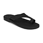 Echo - Modern Minimalist Toe Loop Sandal | Black Nubuck