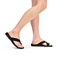 Echo - Modern Minimalist Toe Loop Sandal | Black Nubuck