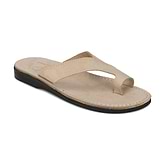 Echo - Modern Minimalist Toe Loop Sandal | White Nubuck