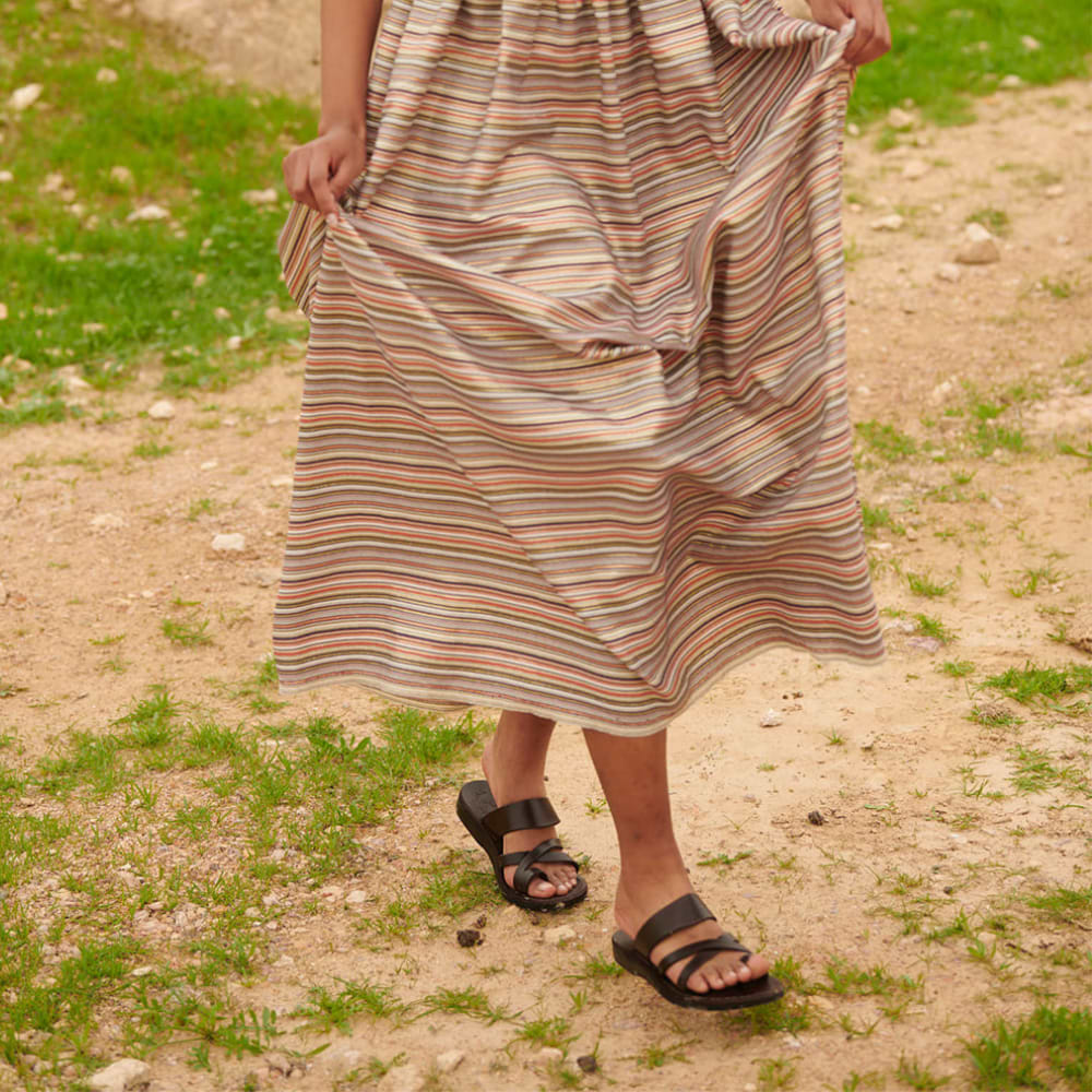 The Good Shepherd - Leather Toe Loop Sandal | Brown