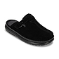 Nomad - Front Seam Suede Leather Clog | Black Suede