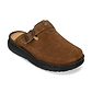 Nomad - Front Seam Suede Leather Clog | Honey Suede