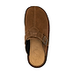 Nomad - Front Seam Suede Leather Clog | Honey Suede