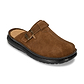 Nomad - Front Seam Suede Leather Clog | Honey Suede