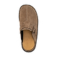 Nomad - Front Seam Suede Leather Clog | Olive Suede