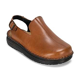 Anchor - Back-Strap Leather Clog | Honey