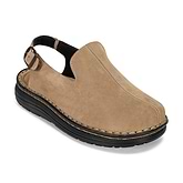 Anchor - Back-Strap Leather Clog | Olive Nubuck