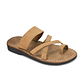 The Good Shepherd - Leather Toe Loop Sandal | Yellow Nubuck