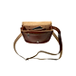 Double Seam Saddle Bag | Brown