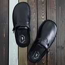 Sawyer - Leather Clog-Toe Sandal | Black