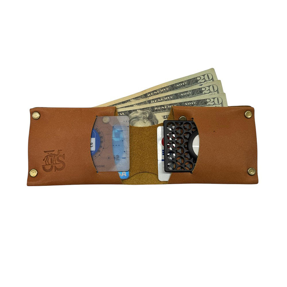 The Unicus Wallet - Handcrafted Seamless Leather Wallet | Tan