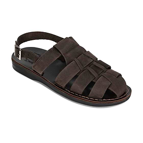 Men's Leather Closed-Back Sandals - Jerusalem Sandals Men's Leather Closed-Back Sandals - Jerusalem Sandals
