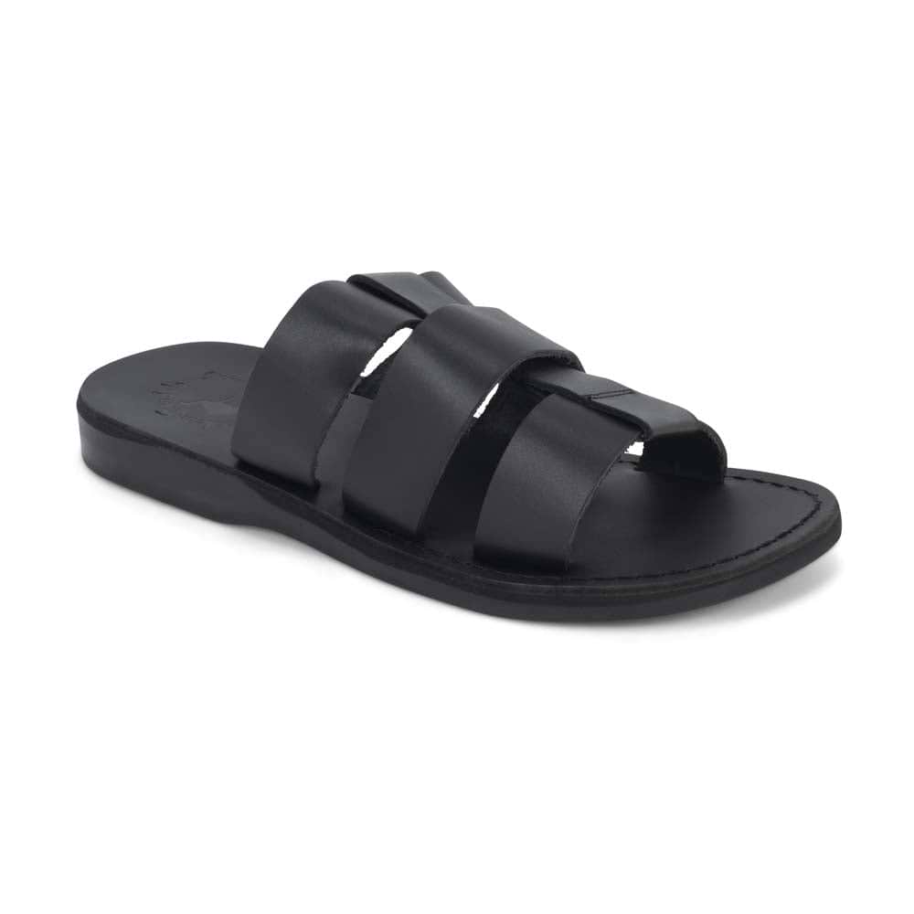 black mens dress sandals Jerusalem Micah - Leather Double Strap Sandal dresses_prints Color:Dark Taupe/Pink back aesthetic Women's asymmetrical mesh V-neck