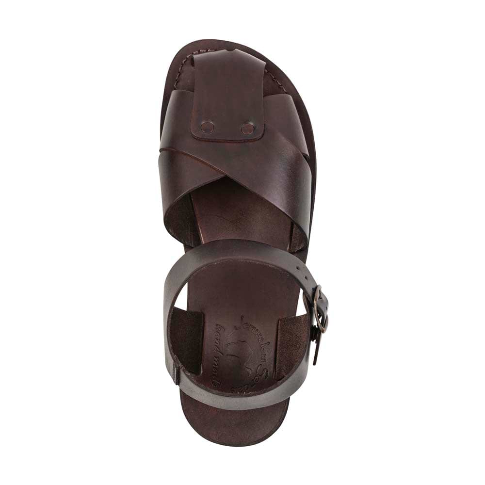 Kai - Leather Shielded Sandal | Brown display picture 3