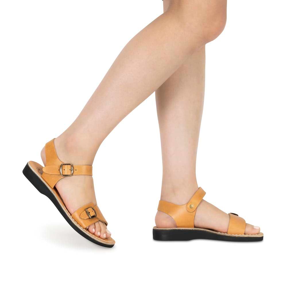 The Original Adjustable Strap Leather Sandal Tan