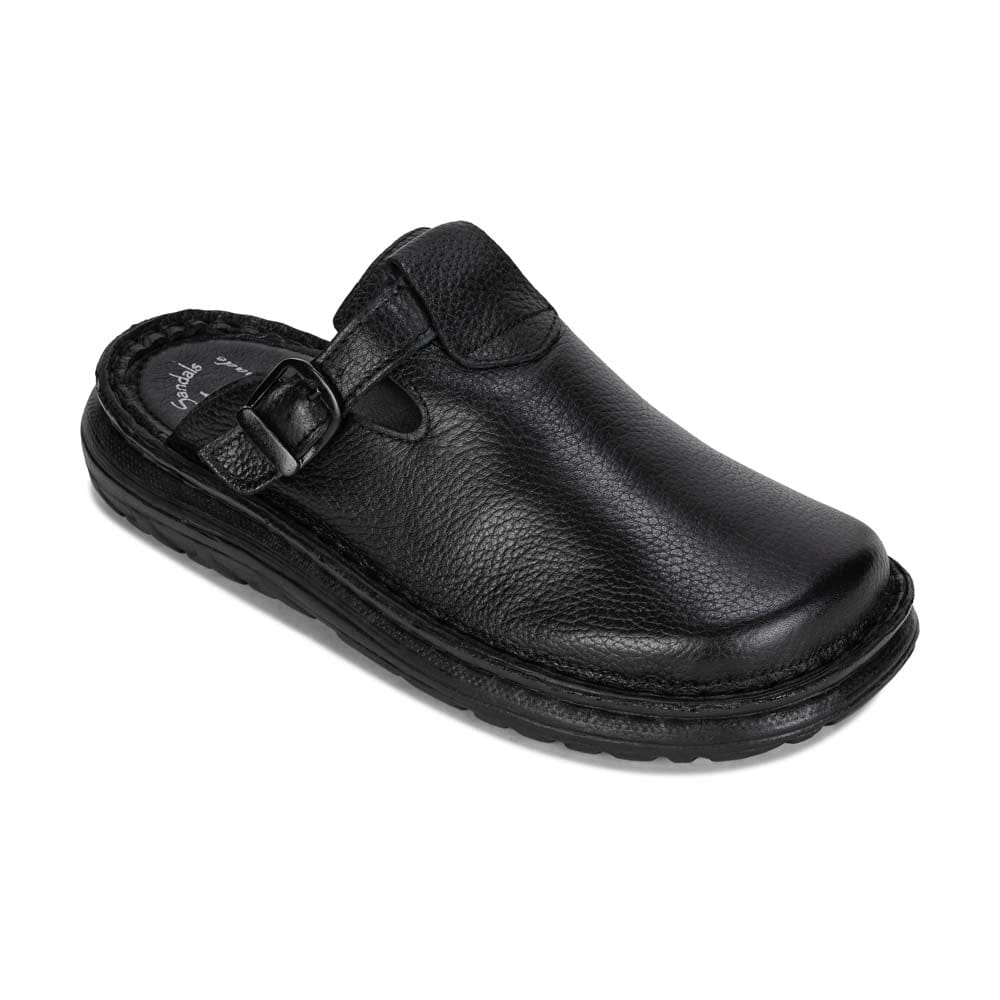 Sawyer - Leather Closed Toe Sandal - Black display picture 1