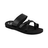 The Good Shepherd  Vegan - Leather Alternative Sandal | Black