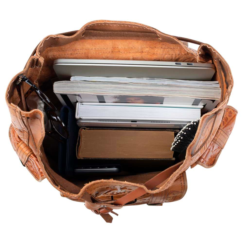 バッグ drawstring design leather backpack Drawstring Leather Backpack – The Real Leather Co.