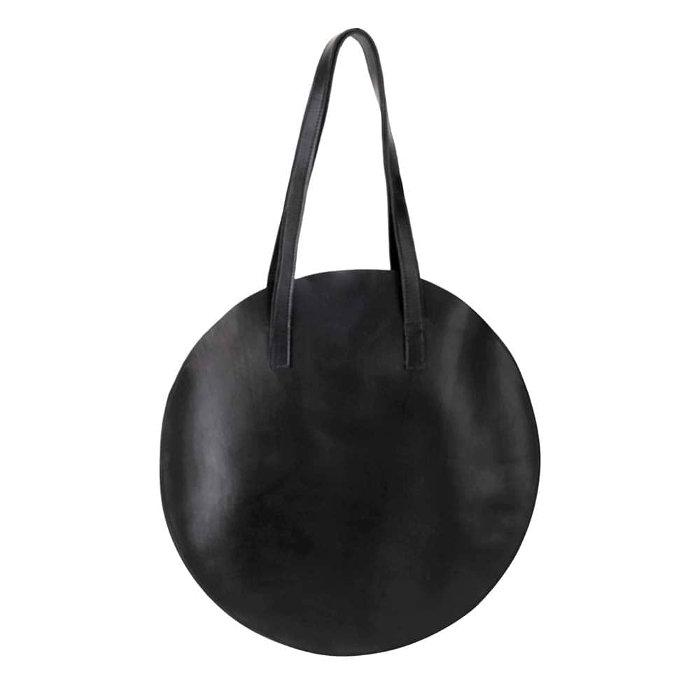 Handmade Round Leather Bag