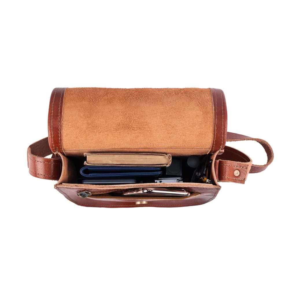 Leather Crossbody Purse, Small Jerusalem Sandals