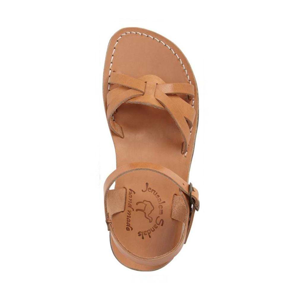 Miriam | Tan Leather Slingback Buckle Sandal