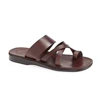 The Good Shepherd | Tan Leather Toe Loop Sandal display picture 3