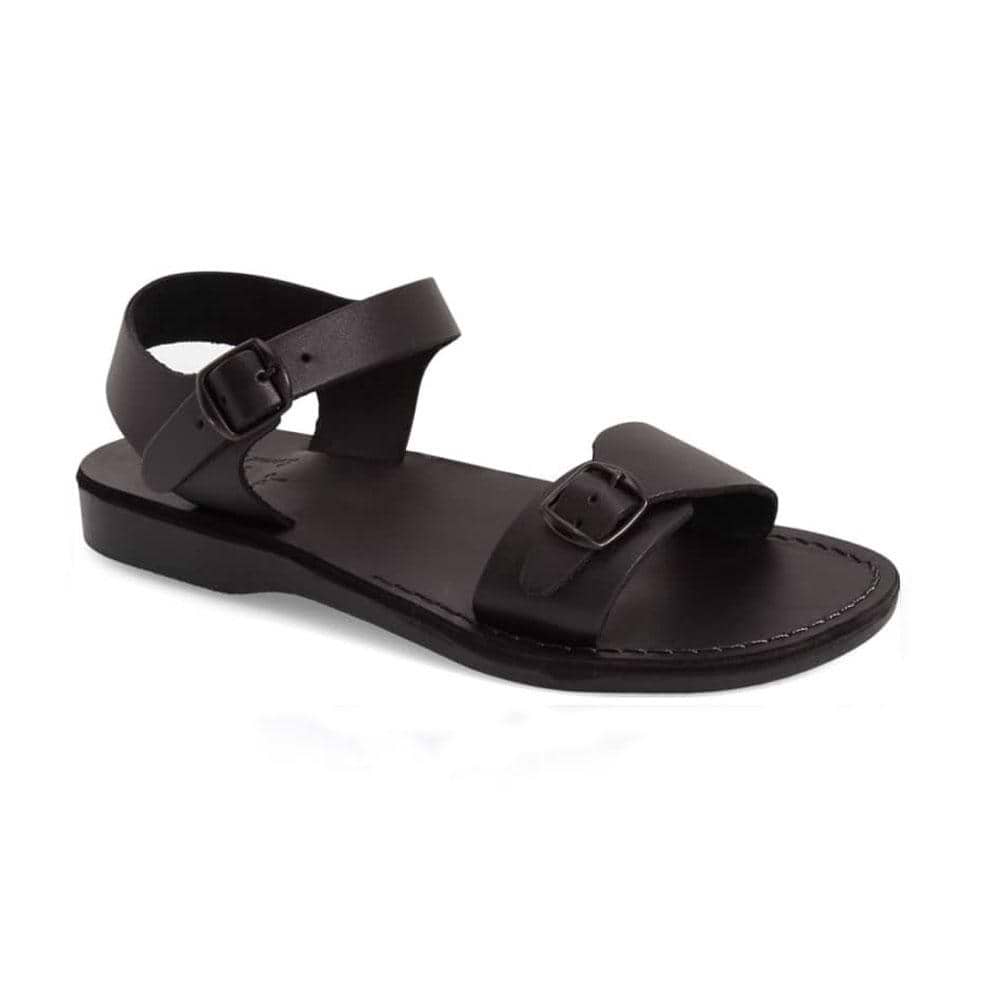 The Original | Black Leather Adjustable Buckle Sandal