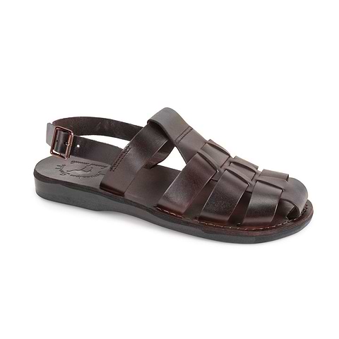 Men's Leather Closed Toe Sandals - Jerusalem Sandals Men's Leather Closed Toe Sandals - Jerusalem Sandals