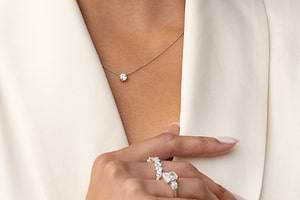 Solitaire Diamond Pendants