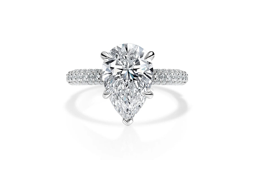 Pear Shape Diamond Engagement Rings