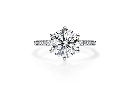 Round Brilliant Cut Diamond Engagement Rings