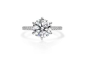 Round Cut & Brilliant Diamond Rings