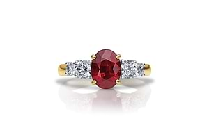 Ruby Engagement Rings