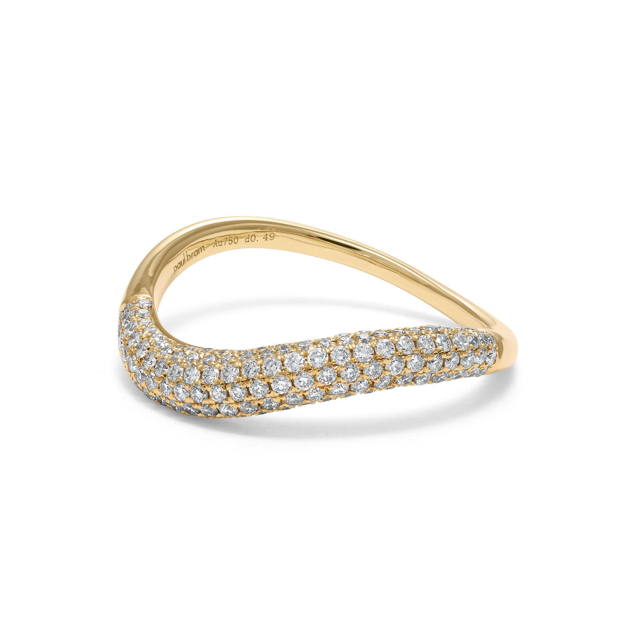 Flo - Dress Ring in 18ct Yellow Gold Ring | Paul Bram