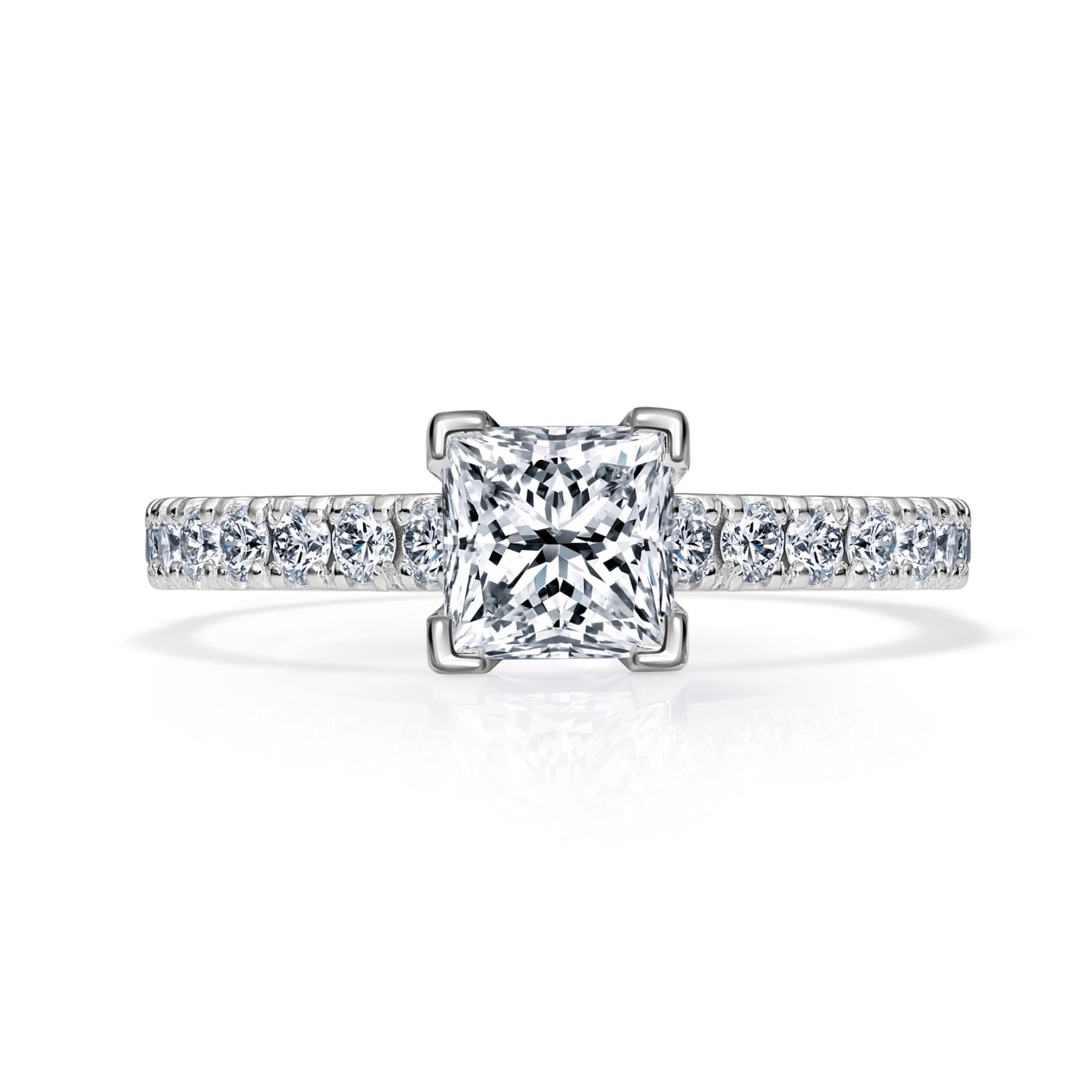 4Claw Round Diamond Engagement Ring - Holly Ring | Paul Bram