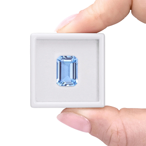 5.84ct Octagonal Aquamarine