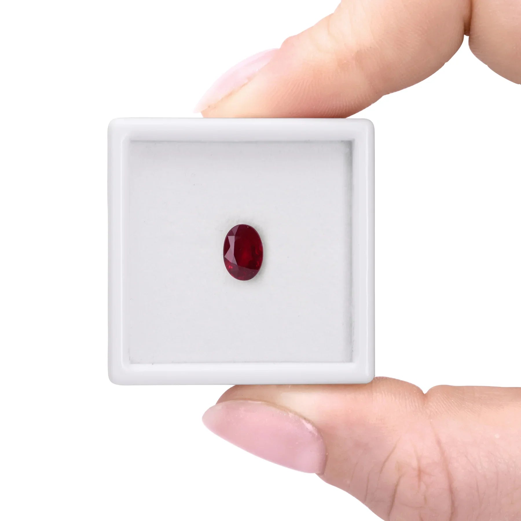 0.92ct - Oval Burmese Ruby Loose Gemstone | Paul Bram