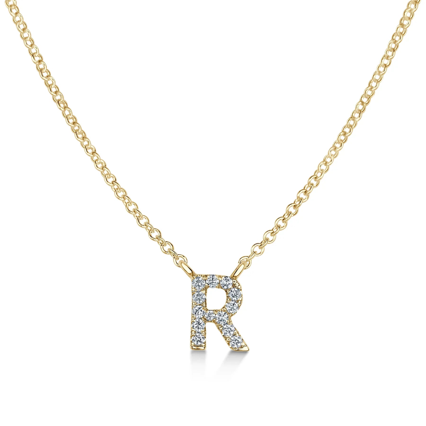 R - Pendant in 18ct Yellow Gold Pendant | Paul Bram