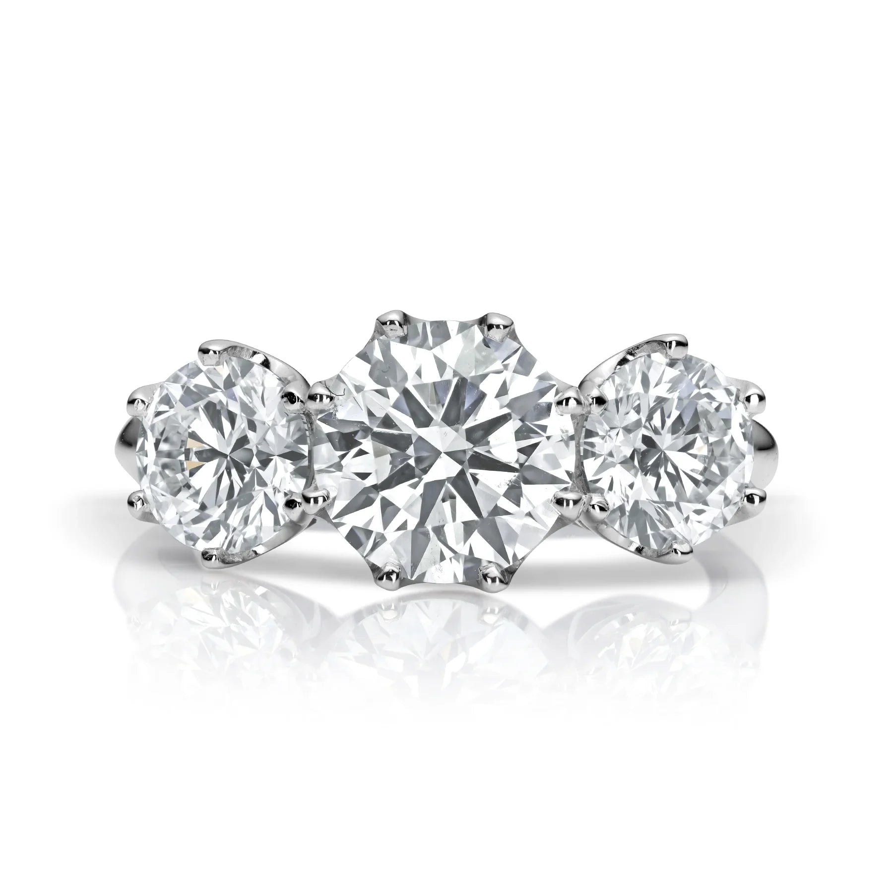 Grace - Engagement Ring in 18ct White Gold 0.70ct | Paul Bram